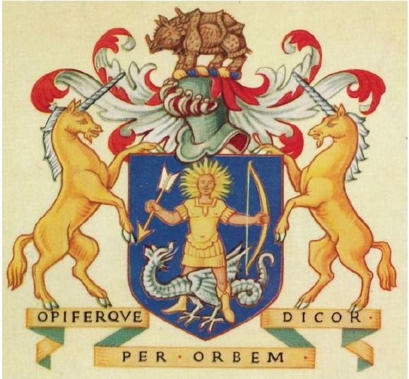 Coat of Arms of the Apothecaries Society.